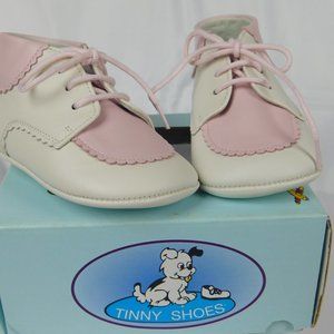 Tinny Baby Shoes Made in Spain Style 5893-19 White/Pink